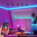 LED Strip Lights RGB 5050 LED Strips Bluetooth APP Control Color Changing DC 12V 30LEDS/M Per Meter For Bedroom Room Kitchen Bar